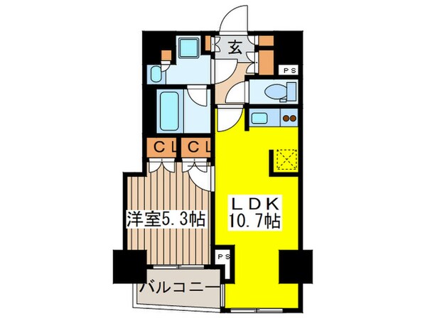 セレサ日本橋堀留町の物件間取画像